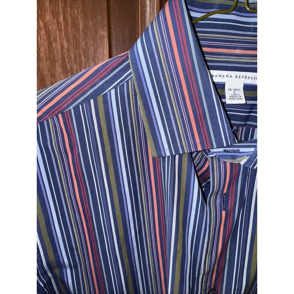 Banana‎ Republic Men’s Large Button Down Shirt Multicolor